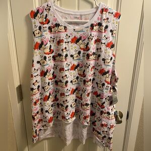 NWT Disney Store XL shirt Tsum Tsum Mickey Minnie Mouse XL tank top T-shirt